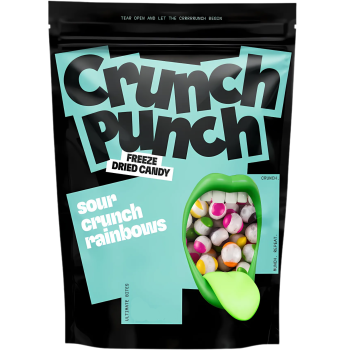 Crunch Punch - Freeze Dried Candy Sour Crunch Rainbow 100g